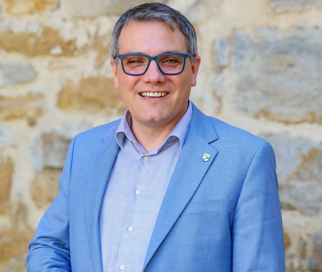 Ein Portraitfoto des Oberbürgermeisters Dirk Abel Ein Portraitfoto des Oberbürgermeisters Dirk Abel