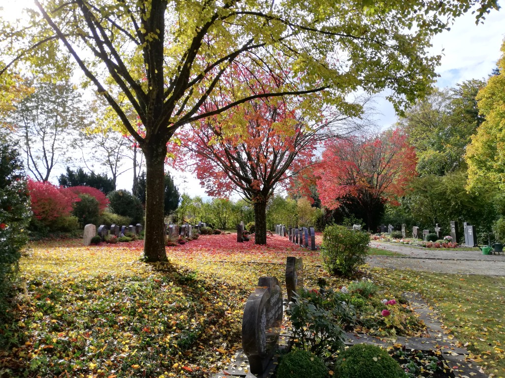 Friedhof Zillhausen im Herbst Friedhof Zillhausen im Herbst