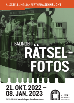 Plakat der Sonderausstellung Balinger Rätselfotos