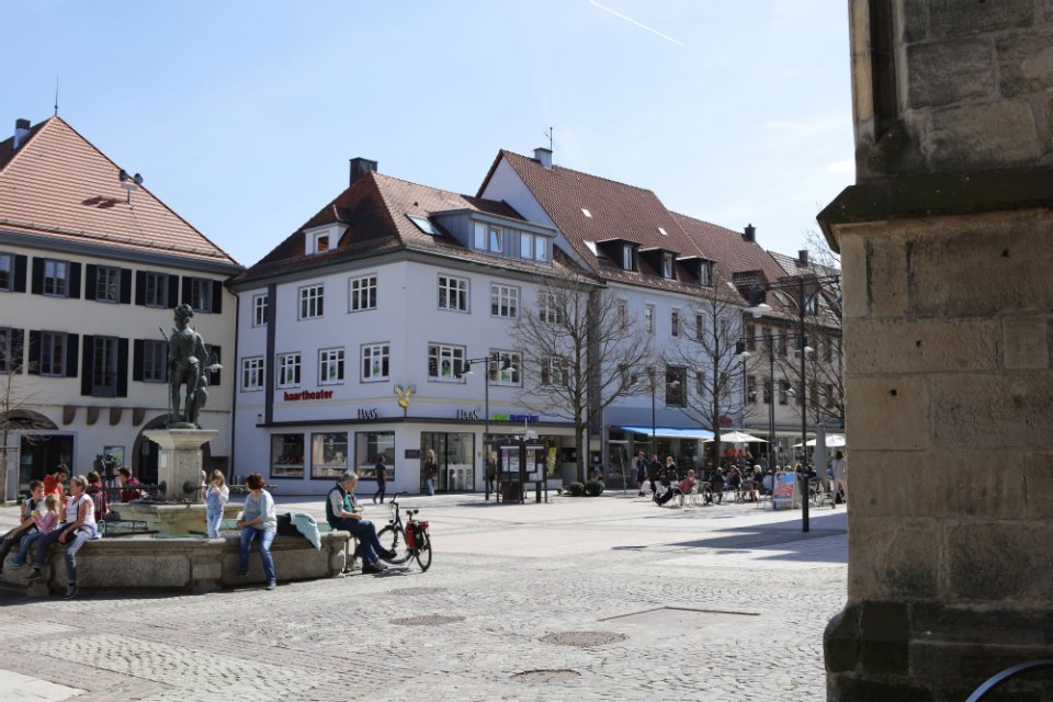 Der Marktplatz in Balingen