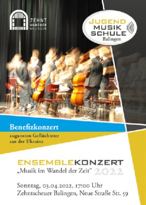 Einladungsplakat Jugendmusikschule Balingen